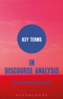 Image for Key terms in discourse analysis