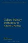 Image for Cultural Memory and Identity in Ancient Societies