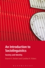 Image for An introduction to sociolinguistics: society and identity
