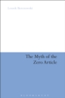 Image for The Myth of the Zero Article
