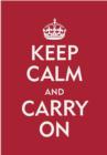 Image for Note Card Keep Calm &amp; Carry on