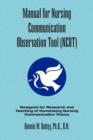 Image for Manual for Nursing Communication Observation Tool (Ncot)