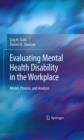 Image for Evaluating mental health disability in the workplace: model, process, and analysis