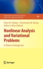 Image for Nonlinear analysis and variational problems  : in honor of George Isac