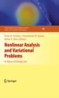 Image for Nonlinear analysis and variational problems: in honor of George Isac