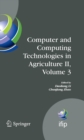 Image for Computer and Computing Technologies in Agriculture II, Volume 3: The Second IFIP International Conference on Computer and Computing Technologies in Agriculture (CCTA2008), October 18-20, 2008, Beijing, China