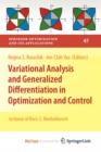 Image for Variational Analysis and Generalized Differentiation in Optimization and Control