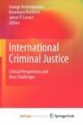 Image for International Criminal Justice