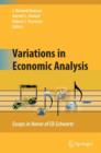 Image for Variations in economic analysis  : essays in honor of Eli Schwartz