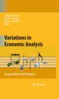 Image for Variations in economic analysis: essays in honor of Eli Schwartz