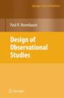 Image for Design of observational studies