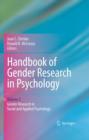 Image for Handbook of Gender Research in Psychology: Volume 2: Gender Research in Social and Applied Psychology