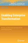 Image for Enabling enterprise transformation  : business and grassroots innovation for the knowledge economy