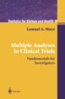 Image for Multiple analyses in clinical trials  : fundamentals for investigators