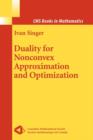 Image for Duality for nonconvex approximation and optimization
