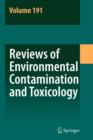 Image for Reviews of environmental contamination and toxicologyVolume 191