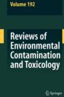 Image for Reviews of Environmental Contamination and Toxicology 192