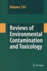 Image for Reviews of Environmental Contamination and Toxicology 193