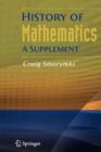 Image for History of mathematics  : a supplement