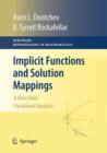 Image for Implicit Functions and Solution Mappings : A View from Variational Analysis