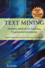 Image for Text Mining : Predictive Methods for Analyzing Unstructured Information