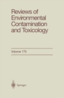 Image for Reviews of Environmental Contamination and Toxicology 175