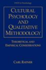 Image for Cultural Psychology and Qualitative Methodology
