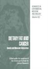 Image for Dietary Fat and Cancer : Genetic and Molecular Interactions