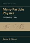 Image for Many particle physics