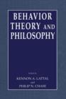 Image for Behavior Theory and Philosophy