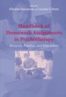Image for Handbook of homework assignments in psychotherapy  : research, practice, and prevention