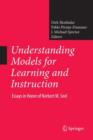Image for Understanding Models for Learning and Instruction: : Essays in Honor of Norbert M. Seel