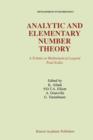 Image for Analytic and Elementary Number Theory