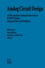 Image for Analog circuit design  : (X)DSL and other communication systems, RF MOST models, integrated filters and oscillators