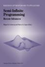 Image for Semi-infinite programming  : recent advances