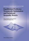 Image for Equilibrium problems  : Nonsmooth optimization and variational inequality models