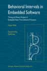 Image for Behavioral Intervals in Embedded Software