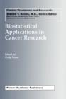 Image for Biostatistical Applications in Cancer Research