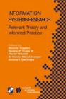 Image for Information Systems Research : Relevant Theory and Informed Practice