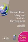 Image for Human error, safety and systems development