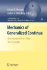 Image for Mechanics of generalized continua
