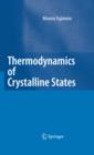 Image for Thermodynamics of crystalline states