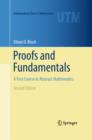 Image for Proofs and fundamentals: a first course in abstract mathematics