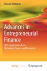 Image for Advances in Entrepreneurial Finance