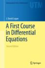 Image for A First Course in Differential Equations