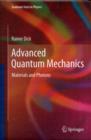 Image for Advanced quantum mechanics  : materials and photons