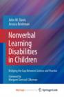 Image for Nonverbal Learning Disabilities in Children