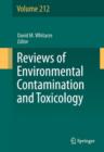 Image for Reviews of environmental contamination and toxicologyVolume 212