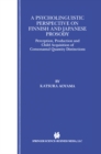 Image for Psycholinguistic Perspective on Finnish and Japanese Prosody: Perception, Production and Child Acquisition of Consonantal Quantity Distinctions