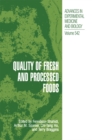Image for Quality of Fresh and Processed Foods : v. 542